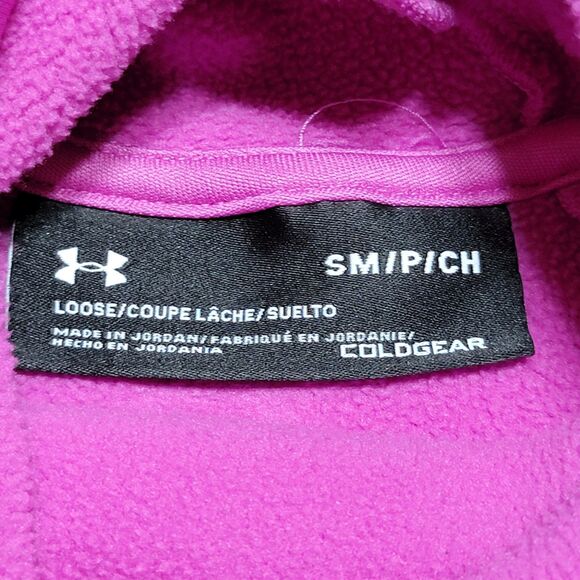 Under Armour Coldgear LS Pullover Purple Hoodie Loose - Size Small - Picture 5 of 5